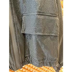 36060 ÇOCUK YILAN DESENLİ BEL LASTİKLİ DERİ CEKET - PD KIDS