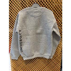 16213 ÇOCUK İÇİ ŞARDONLU ÖNÜ ARKASI BASKILI SWEAT