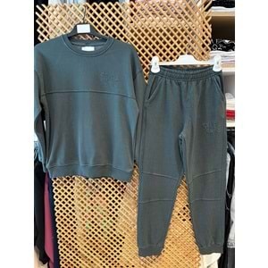 4027 ÇOCUK NAKIŞLI MEVSİMLİK EŞOFMAN TAKIMI