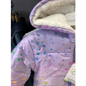 386077 KIZ ÇOCUK YILDIZLI MONT