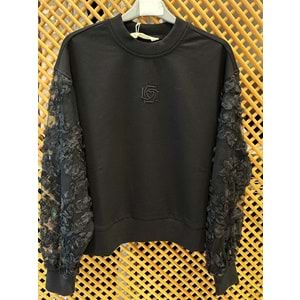 7965 ÇOCUK KOLLARI TÜLLÜ SWEAT