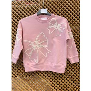 9043 ÇOCUK FİYONK NAKIŞLI SWEAT