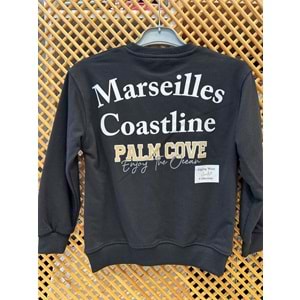 4099 ÇOCUK SIRTI VE ÖNÜ BASKILI SWEAT
