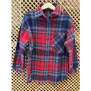 3991 ÇOCUK EKOSE DESEN ODUNCU GÖMLEK