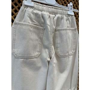 J1110814 ÇOCUK BEL LASTİKLİ PAÇA PÜSKÜL PANTOLON