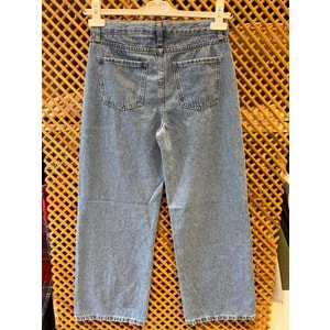 J11701 ÇOCUK YILDIZ APLİKELİ BOL PAÇA PANTOLON