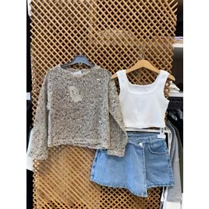 J13603-J13609 ÇOCUK KOT KAPAKLI ŞORT ETEK