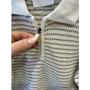 1904 ÇOCUK MERSERİZE FERMUARLI BLUZ