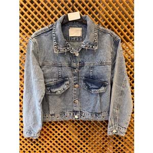 26135 ÇOCUK ZIMBA DETAYLI KOT CEKET