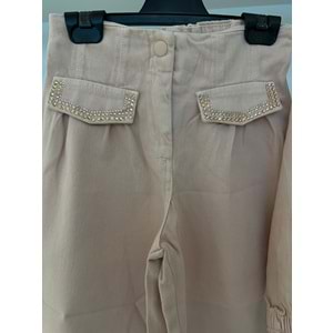 75482-75483 ÇOCUK CEP KAPAKLARI TAŞ DETAYLI BEL LASTİKLİ TAKIM