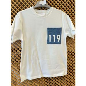 4166 ÇOCUK ÖNÜ VE SIRTI BASKILI TİŞÖRT