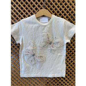 31549 ÇOCUK TAŞLI KELEBEKLİ TİŞÖRT