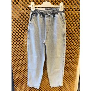 7694 ÇOCUK BELİ LASTİKLİ BAGGY KOT PANTOLON