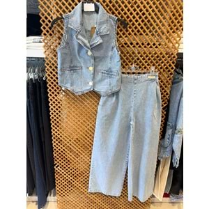 31705-51710 ÇOCUK YELEKLİ KOT TAKIM