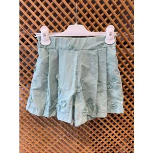2327 ÇOCUK ÜÇ BOYUTLU KUMAŞ PİLELİ ARKA BEL LASTİKLİ ŞORT