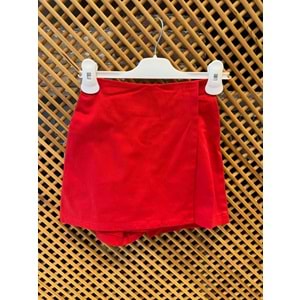 0806 ÇOCUK PAMUKLU KUMAŞ ŞORT ETEK