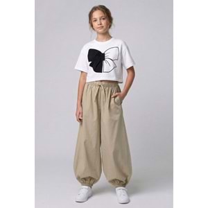 9978 ÇOCUK BELİ LASTİKLİ BLOOMER PANTOLON