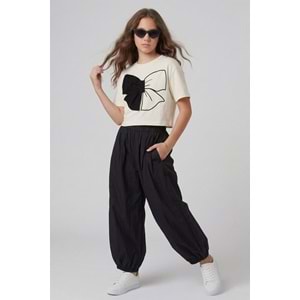 9978 ÇOCUK BELİ LASTİKLİ BLOOMER PANTOLON