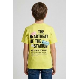 7765 ÇOCUK ÖNÜ VE ARKASI YAZILI BASKILI TİŞÖRT