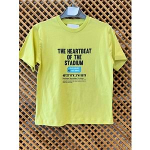 7765 ÇOCUK ÖNÜ VE ARKASI YAZILI BASKILI TİŞÖRT