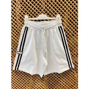 225242 ÇOCUK YANI ÇİZGİLİ İNCE PENYE ŞORT - PD KIDS - ÇOCUK