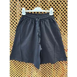 226201 ÇOCUK YANI DİKİŞ DETAYLI İNCE PENYE ŞORT - PD KIDS - ÇOCUK