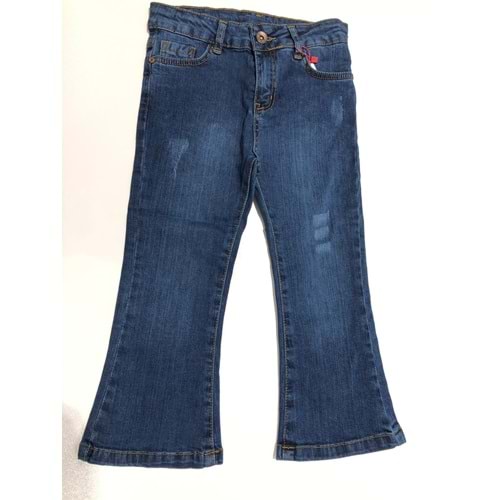 CK9769 İSPANTOL PAÇA KOT PANTOLON 3/8