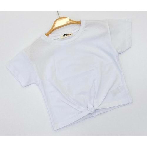 1774 ÖNDEN BAĞLAMALI TSHIRT 3/8