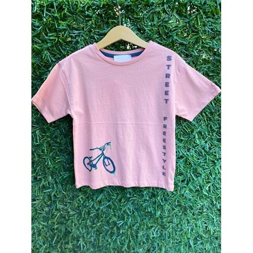 1247 BASKILI ERKEK ÇOCUK TSHIRT 3/8