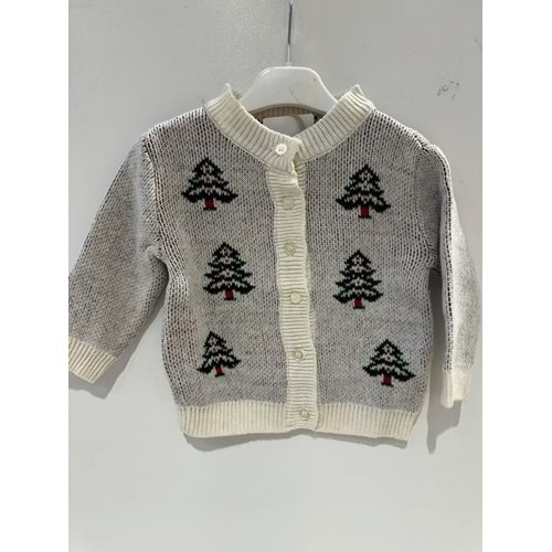 20401 ÇAM DESENLİ TRİKO HIRKA 6/36 AY