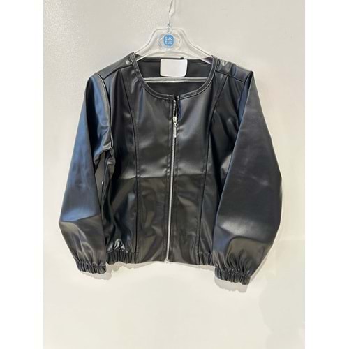 3926 BEL LASTİKLİ DERİ CEKET 5/14