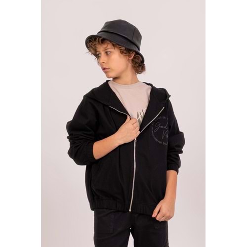 7675 ÇOCUK KAPÜŞONLU CEKET