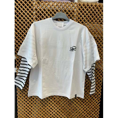 225240 ÇOCUK ÇİFT KOLLU ARKASI NAKIŞLI TİŞÖRT