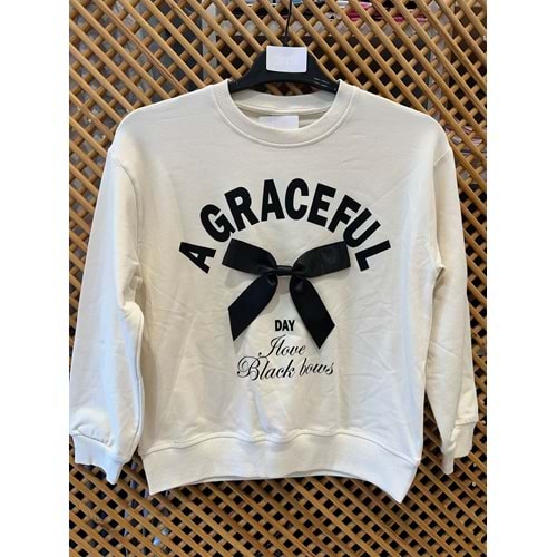 9894 ÇOCUK FİYONKLU SWEAT