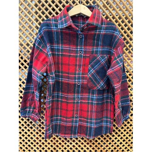 3991 ÇOCUK EKOSE DESEN ODUNCU GÖMLEK