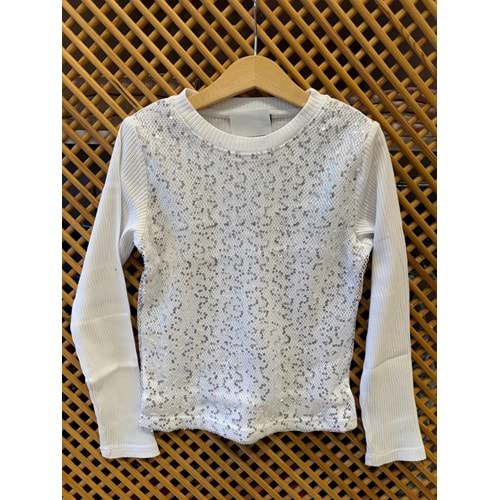 4646 ÇOCUK ÖNÜ PAYETLİ UZUN KOLLU KAŞKORSE BADİ