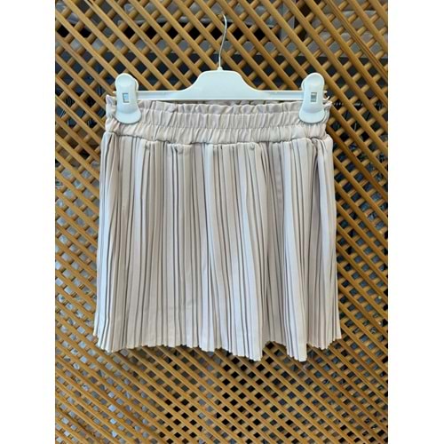 4621 ÇOCUK PAMUKLU KUMAŞ BELİ LASTİKLİ PİLİSELİ ETEK