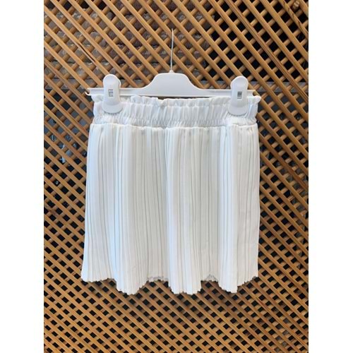 4621 ÇOCUK PAMUKLU KUMAŞ BELİ LASTİKLİ PİLİSELİ ETEK