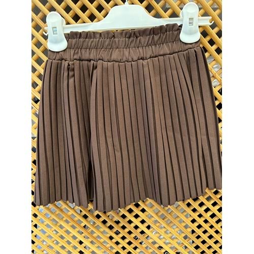 4621 ÇOCUK PAMUKLU KUMAŞ BELİ LASTİKLİ PİLİSELİ ETEK