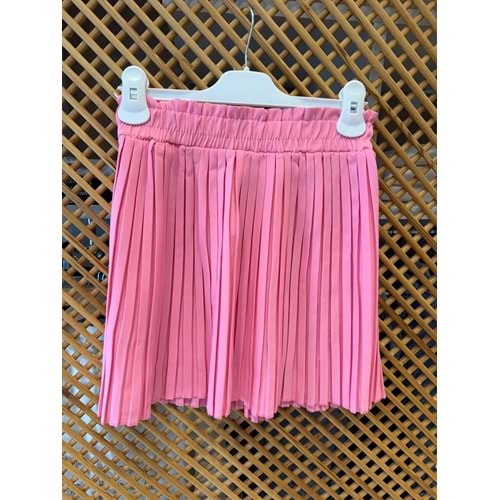 4621 ÇOCUK PAMUKLU KUMAŞ BELİ LASTİKLİ PİLİSELİ ETEK