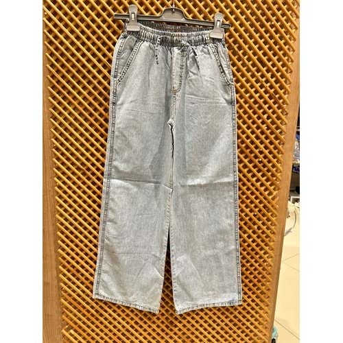 0723 ÇOCUK BEL LASTİKLİBOL PAÇA İNCE KOT PANTOLON