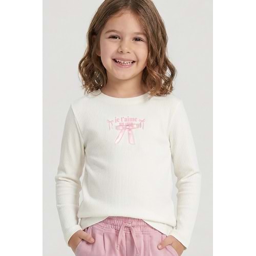 9027 ÇOCUK FİYONK DETAYLI BASKILI KAŞKORSE BADİ