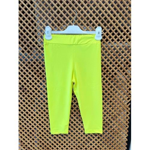 2115 ÇOCUK MİKRO KUMAŞ NEON RENK KAPRİ TAYT