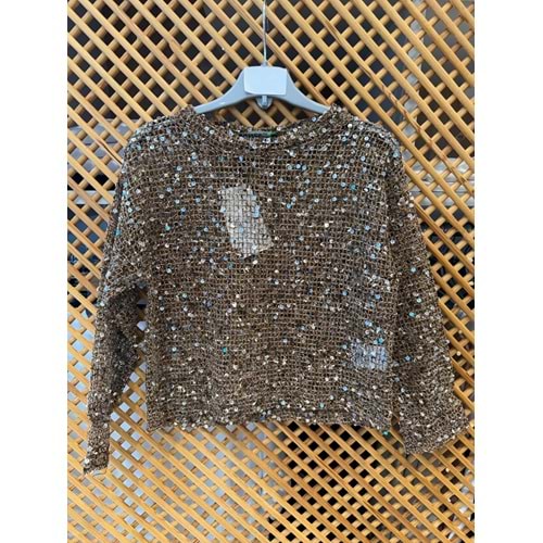 4972 ÇOCUK PAYETLİ FİLE BLUZ