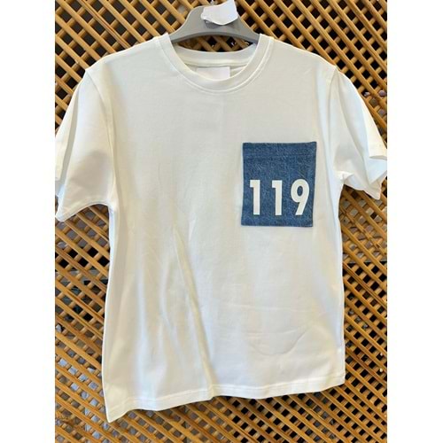 4166 ÇOCUK ÖNÜ VE SIRTI BASKILI TİŞÖRT