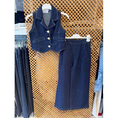 31705-51710 ÇOCUK YELEKLİ KOT TAKIM