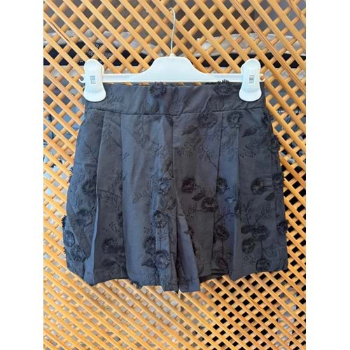 2327 ÇOCUK ÜÇ BOYUTLU KUMAŞ PİLELİ ARKA BEL LASTİKLİ ŞORT