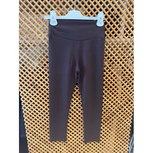 2314 ÇOCUK PAMUK PENYE LİKRALI YÜKSEK BEL TAYT