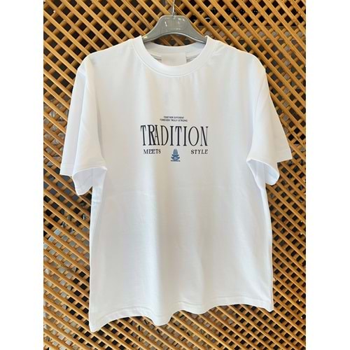 41334 ÇOCUK PAMUK PENYE ÖN VE ARKA BASKI DETAY TİŞÖRT