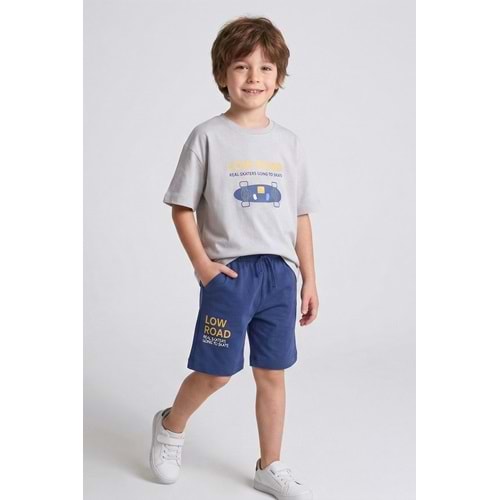 7773 ÇOCUK PENYE SIRTI BASKILI ŞORTLU TAKIM